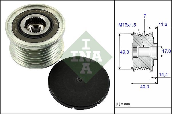 WILMINK GROUP Механизм свободного хода генератора WG1253819